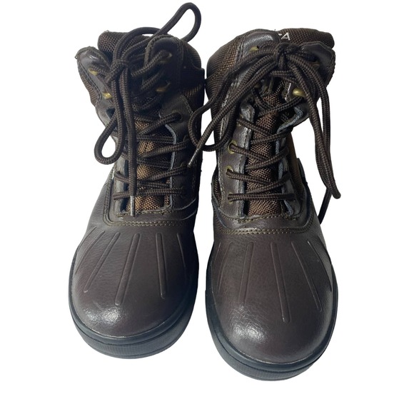 Nautica Boys Youth Brown & Black Winter Boots Size 4 - Picture 3 of 8